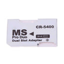 Dual slot Micro SD SDHC TF to MS Memory Stick Adapter For U0Q0 Converter CR V0B5