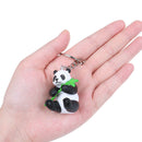2019 Panda Key chain New Cute Panda Keychain for Bag Car Key Ring GiftsJ â„–[
