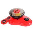 Deluxe Children Kitchen Cooking Pretend Play Set With Accessories Kids Gift Red