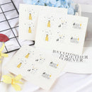 60Pcs 10Sheets Round Christmas Golden Bear Deer Sealing Labels Gift Stickers W3C
