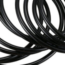 Black 5 Meters 8mm OD 5mm ID Wall Thickness PU Air Hose Pipe