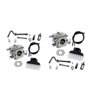2 Sets Carburetor Air Filter Fuel Line Spark Plug Gasket Tune Up Kit for Stihl
