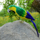 45cm Lifelike Perched Woodland Artificial Bird Yard Home Garden Decor