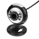 Web Camera LED Night Vision USB Webcam with Microphone for Windows 8 7