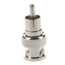 2 Pcs BNC Male to RCA Male RF Coaxial Connector Adapter for CCTV