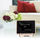 12Pcs DIY Assembled Mini Blackboard Wooden Message Wedding Party Labels