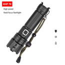 Zoom Waterproof 3000lm XHP70LED Flashlights 5 Modes Pocket Glare Flashlight