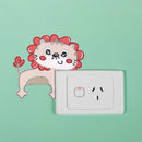 DIY Lion Diamond Painting Luminous Switch Stickers Outlet Wall Decals Decor