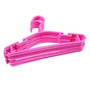 Pink color Set of 50 Pieces Hangers for baby and child in plastic Durable P
