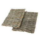 2x Rabbit Bunny Chew Toys Woven Bed Mat for Guinea Pig Chinchilla Squirrel