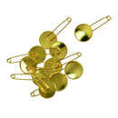 10pcs 20mm DIY Jewelry Cabochon Cameo Setting Brooch Blank Base Safety Pins