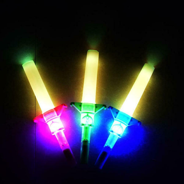 LED Telescopic Magic Star Wand Flashing Sticks Lights Up Sticks Xmas Prop #gib