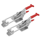 2Pcs/Set Home and Garden Gate Door Carbon Latch Toggle Clamp 4001