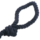 Hand Knitting Curtain Rope Tiebacks Rural Cotton Tie (One Pair, Navy)