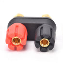 Dual Female Banana Plug Terminal Binding Post for Speaker Amplifier Useful Z