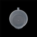100Pcs Clear Plastic Disposable Sauce Cups Food Containers Storage Pot with M&