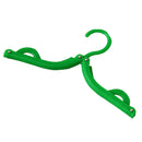 Easy Portable Folding Plastic Clothing Coat Hanger Drying Rack Hook IO LJ