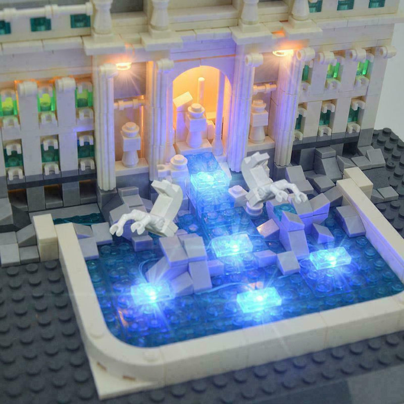 USB Lighting Kit For LEGO Architecture Trevi Fountain LIGHT ONLY) KIT (LED S2W1