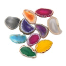New Natural Agate Slices Geode Polished Slab Brazil Crystal Quartz Ornaments FT