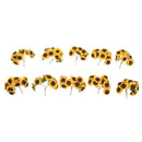 100Pcs DIY Artificial Flowers Bouquet Paper Sunflower for Decoration Yellow