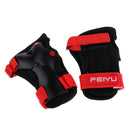 6 Pieces Kids Roller Skating Protective Gear Knee Elbow Wrist Pad Black S