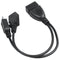 5X(Micro USB Host OTG Cable with Micro USB Power for Nexus 4 5 7 10 Galaxy I9L3)