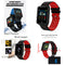 Electronic Sports Bluetooth Smart Watch Alarm Clock 180mAh Men Women Red