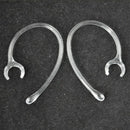 2 New Clear High Quality Ear Hooks Bluetooth Headset