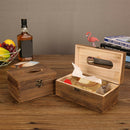 Useful Wooden Retro Tissue Box Cover Paper Napkin Holder Case Home Car Deco