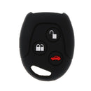 3 Buttons Car Remote Key Fob Case Shell Silicone For Ford Mondeo Fiesta Focus