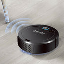 Intelligent Floor Cleaning Robot Sweeping Machine Vacuum Cleaner (Black) A