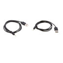 2 Pcs 5V USB 2.0 A Male To 2.5x0.7mm Male DC Plug Tablet Charging Cable Cord
