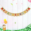 Burlap Welcome Banne Bunting Sign Back To School Banner for Classroom Teach