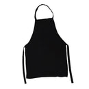 Plain Apron with Front Pocket Kitchen Cooking Craft Baking Black X3J6