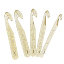 5Pcs Big Crochet Hook Set Knitting Sewing Needles Tool 12mm 15mm 18mm 20mm