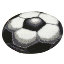 Football Latch Hook Rug Kit for Boyfriend Embroidery Cushion Valentine Gift