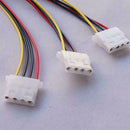 4 Pin IDE 1-to-3 Molex IDE Power Supply Y Splitter Z4X2 Exentsion HOT Cable Q8Y0