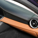 Carbon Fiber Style For Alfa Romeo Giulia 2017 2018 ABS Plastic Co-Pilot Dec N7N8
