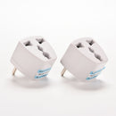 US UK AU Universal Adapter to EU AC Power Euro Plug Travel 2 Pin Converter LJ