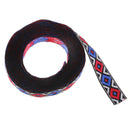 3 Yards x 13mm Ethnic Embroidered Jacquard Ribbon Boho Embellished Trimmings