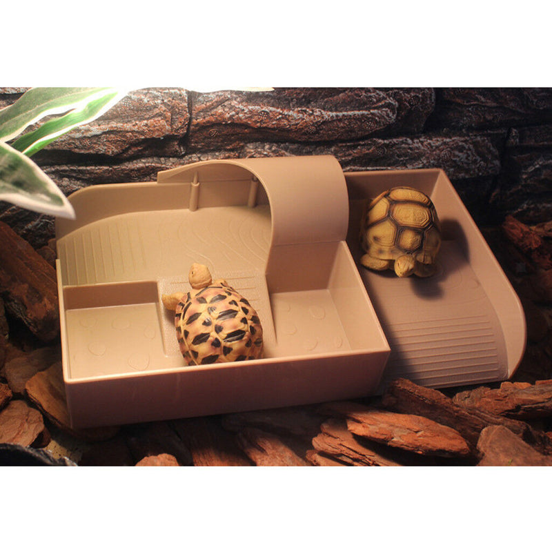 Reptile Turtle Pier Frog Basking Platform with Ramp Ladder Tank Decor