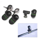Black Electronic LED Light Fish Bite Sound Alarm Bell Fishing On Tackle Rod R6Y5