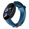 D18 Round Men Women Bluetooth Smart Watch Sport Smartwatch  Blue