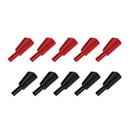 10pcs Radioshack Stackable 4mm Banana male Plug Jack Red + Black