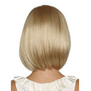 Lady Straight Bang Short Bobo Blond Curly High Temperature Wire Periwig