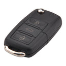 3 Button Wear Resistant Fob Car Portable Practical Dustproof Folding Key Shell