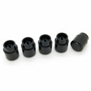 Guitar Toggle Switch Cap Tip Push On Top Hat Round Black Parts Pack Of 5 U8V2