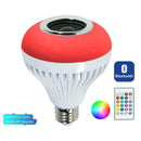E27 LED RGB Wireless Bluetooth Speaker Bulb Light Music New Playing Lamp K6H2