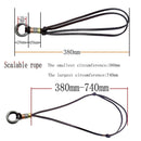 Brown Eyeglasses Sports Leather Neck Cord Eyeglasses Band Rope Necklace