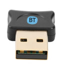 USB Bluetooth Dongle Adapter Bluetooth Audio Receiver for Win 8 10 (Black)